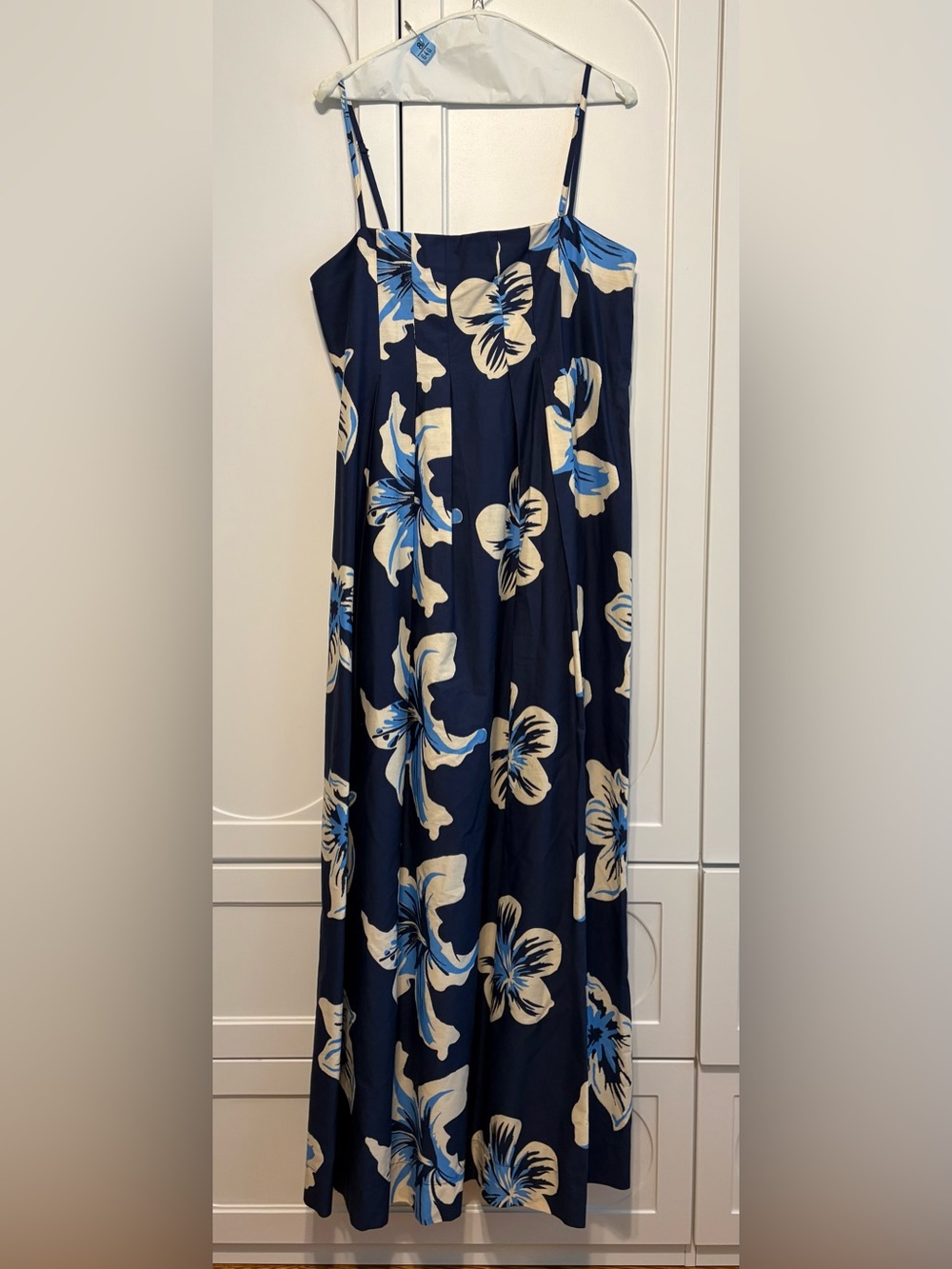 Flying Tomato Blue Tropical Dress Large